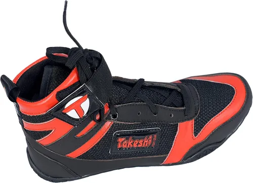 Vista 4 de TAKESHI FIGHT GEAR Boxing Shoes, Wrestling Shoes Men & Women, Kickboxing Shoes