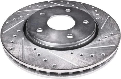 Vista 7 de Detroit Axle - Rotores de freno para Ford 2013-2019 Explorer Taurus Flex Lincoln MKT MKS, rotores de freno de disco ranurados perforados de repuesto