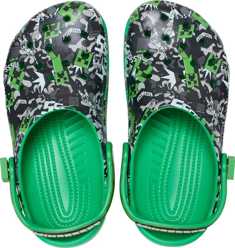 Vista 4 de Crocs Zuecos clásicos unisex de Minecraft para niños
