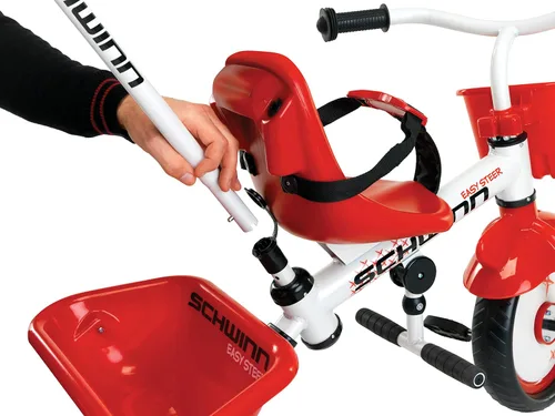 Vista 3 de Triciclo de fácil manejo Schwinn, 8", Rojo/Blanco