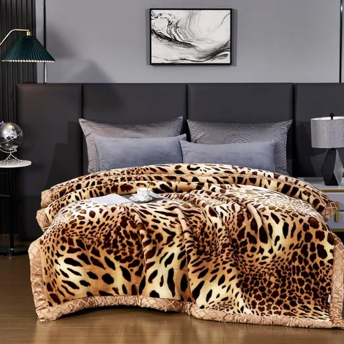 Vista 11 de LGYKUMEG Manta de visón coreano para sofá de 59 x 79 pulgadas, manta reversible de 2 capas Raschel para cama individual