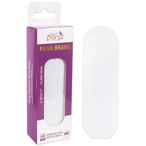 Vista 21 de PANA 40 piezas de recambio de archivo Pedi grande negro para lima de pies de acero inoxidable para lijar raspador de pies, almohadillas de recambio