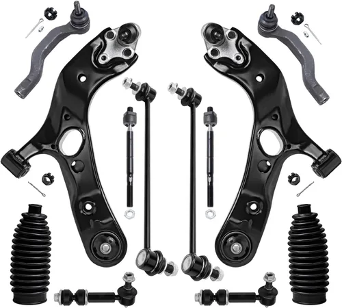 Vista 46 de Detroit Axle - Kit de extremo delantero para Hyundai Sonata XG350 XG300 Kia Optima, 2 brazos de control superiores con juntas de bola, 2 brazos