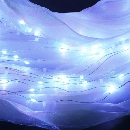 Vista 7 de CALIDAKA Ala de baile del vientre, alas de ángel con luces LED para niños, Halloween, Navidad, escenario iluminado, accesorios de rendimiento rave