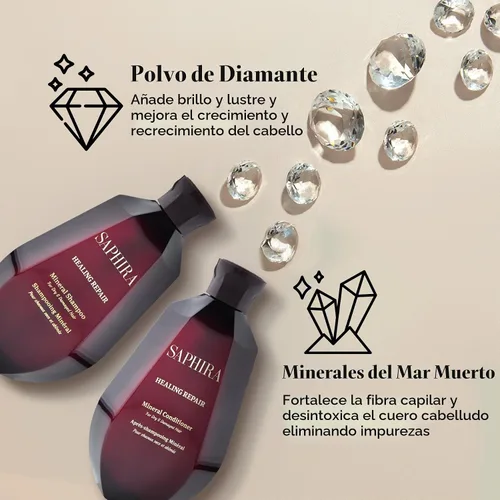 Vista 4 de Saphira Healing Repair Shampoo & Conditioner Duo