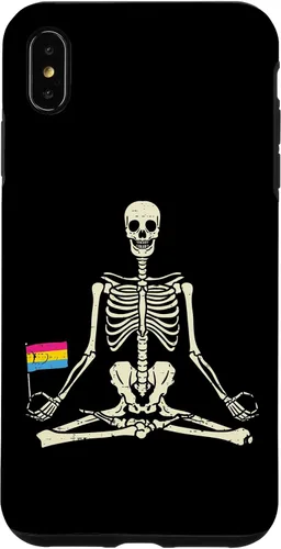 Vista 11 de Skeleton Yoga Pansexual Flag Yogi Asana Pan Pride LGBT Gift Case for iPhone 17