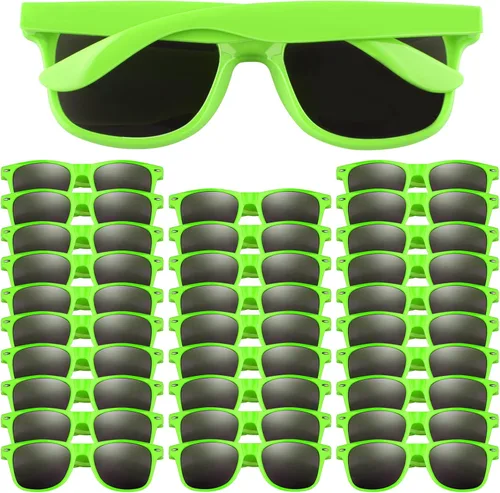 Vista 13 de FEPITO Gafas de sol de fiesta para niños a granel para suministros de fiesta de cumpleaños