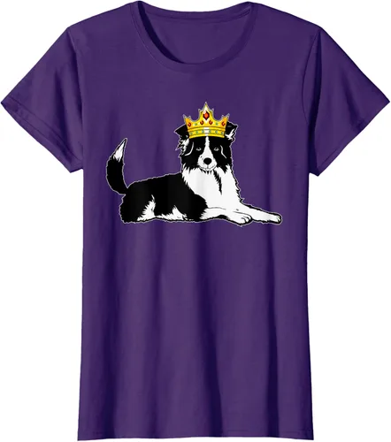 Vista 10 de Border Collie Crown - Camiseta veterinaria de piel de pastoreo de ovejas, Negro