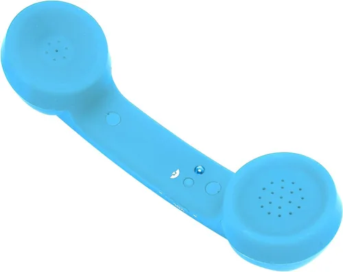 Vista 7 de Dpofirs Auricular de teléfono retro Bluetooth, receptor de teléfono móvil inalámbrico con micrófono de altavoz HD, diseño inalámbrico recargable