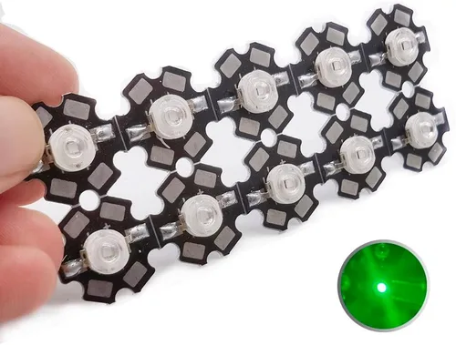 Vista 8 de 10 piezas de alta potencia Led chip 3W SMD COB COB componentes diodo en 0.787 in PCB base (10pcs 3W blanco natural en PCB)