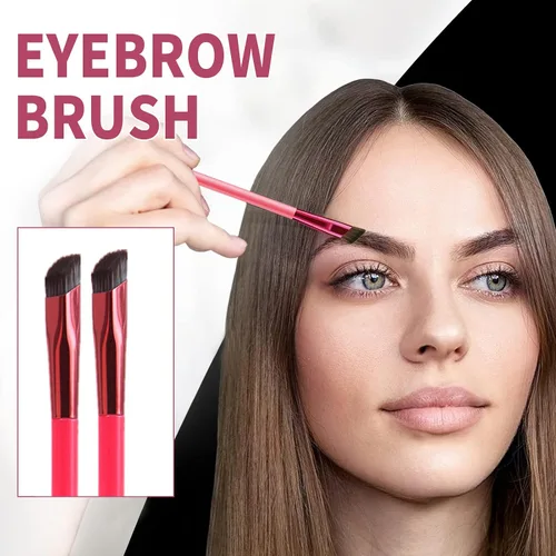 Vista 4 de Cepillo de cejas multifunción, cepillo de contorno corrector de ojos, cepillo de maquillaje corrector tridimensional, juego de brochas de maquillaje