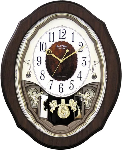 Vista 3 de Rhythm Reloj de movimiento musical "Joyful Moment