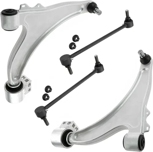 Vista 214 de Detroit Axle - Barras estabilizadoras de brazos de control delanteros 4WD para Ford 2005-2008 F-150 Lincoln Mark LT, 2 brazos de control superiores