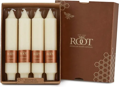 Vista 18 de Root Candles 59572 Timberline Collenette - Velas de cena sin perfume de 5 pulgadas, 8 unidades, oliva oscuro