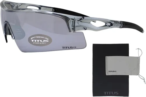 Vista 7 de TITUS G20 Platinum Safety Glasses Shooting Eyewear Protection ANSI Z87+ Negro