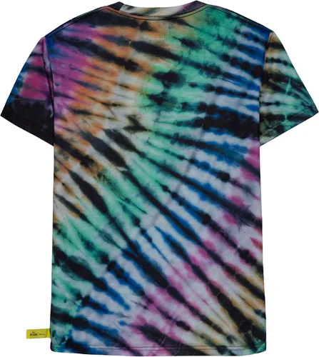 Vista 2 de Disney Camiseta Villains x Heidi Klum Maleficent Fire Tie Dye para mujer Sublimation