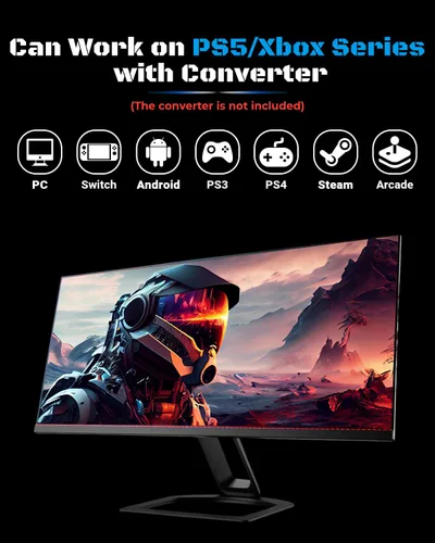 Vista 6 de Sehawei Haute42 16Key All-Button Arcade Controller Gamerfinger with Turbo Functions,Arcade Stick Street Fight Mini Plus Controller for