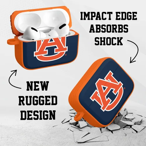 Vista 2 de Affinity Bands Auburn Tigers HDX - Funda compatible con Apple AirPods Pro 1 y 2 (clásico)