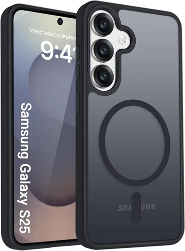 Vista 31 de Funda para teléfono Google Pixel 9 Pro XL, Compatible con Magnético, Protección contra Caídas de Grado Militar Translúcida Mate Resistente a Golpes