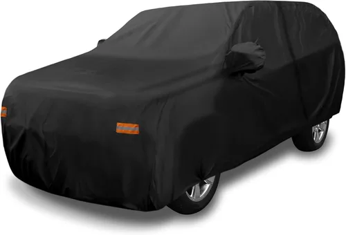 Vista 10 de X AUTOHAUX Funda para camioneta Toyota Tacoma Doble Cabina 4P 1,5 m de largo 2005-2021 Protección contra sol, lluvia, polvo, viento y nieve 190T-PU