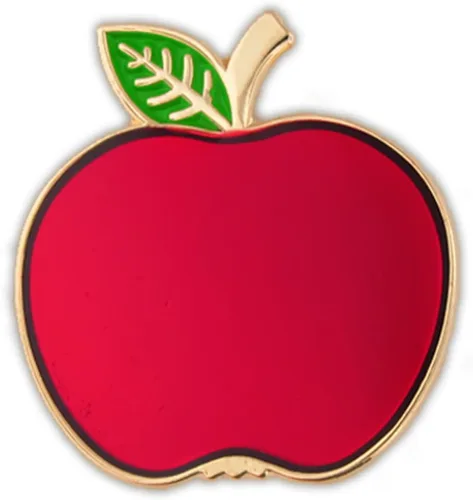 Vista 7 de PinMart Pin de solapa esmaltado para profesores de escuela de comida de frutas