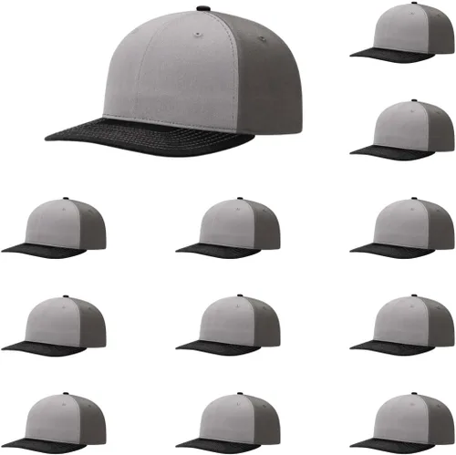 Vista 9 de Richardson 312 Gorra de béisbol ajustable con correa trasera de sarga Paquetes a granel disponibles - Talla única