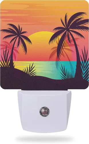 Vista 14 de Luz nocturna, hierbas y flores silvestres, luces nocturnas enchufables a la pared para niños y niñas, luz nocturna decorativa media redonda, lámpara
