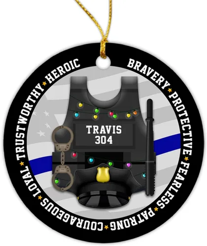 Vista 14 de Adorno de Navidad personalizado, adorno de Navidad personalizado para hijo/hija, recuerdos de vacaciones para padres y bebés