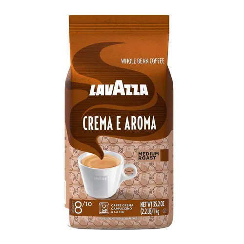 Vista 32 de Lavazza Granos de café tostados, aroma Crema E, 2.20 libras (paquete de 6)