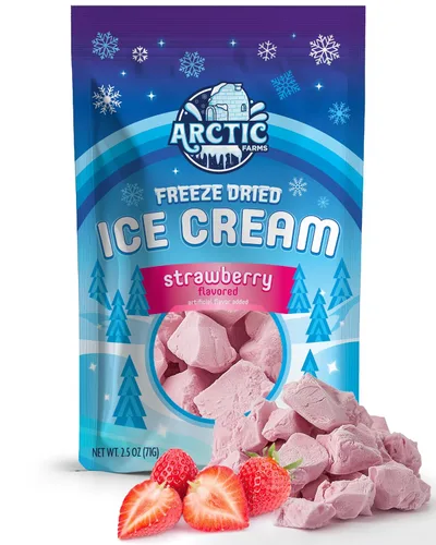 Vista 40 de Arctic Farms Trozos de Helado Liofilizado Empaquetados y en Caja - No se Derrite (1 libra, S'mores)