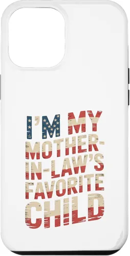 Vista 26 de Im My Mother in Law Favorite Child USA FlagFunny Parent Case for iPhone 16