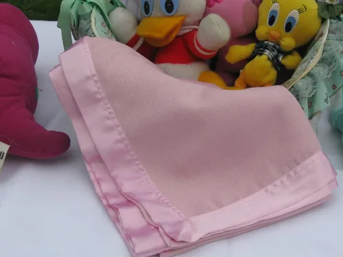 Vista 7 de Manta de bebé - Manta de bebé Pashmina de (rosa bebé)