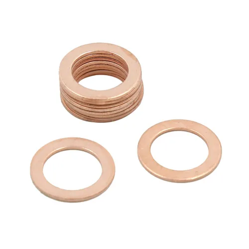 Vista 8 de X AUTOHAUX 10 arandelas de cobre de 0.236 in de diámetro interior para coche