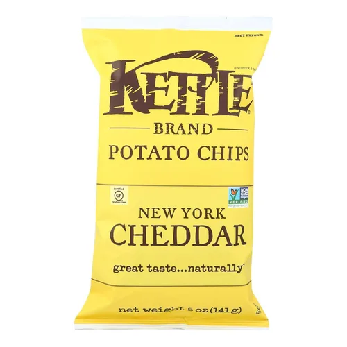 Vista 80 de Kettle Brand Papas Fritas, Backyard Barbeque Kettle Chips, Bolsa de Aperitivos, 1.5 Oz