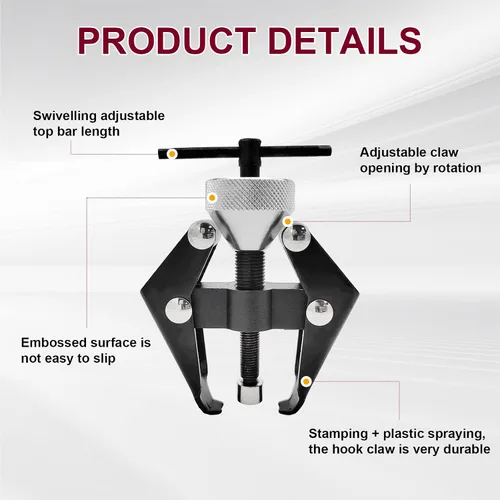 Vista 4 de Terminal de batería y extractor de brazo de limpiaparabrisas, herramienta de reparación de extractor de brazo de limpiaparabrisas automático