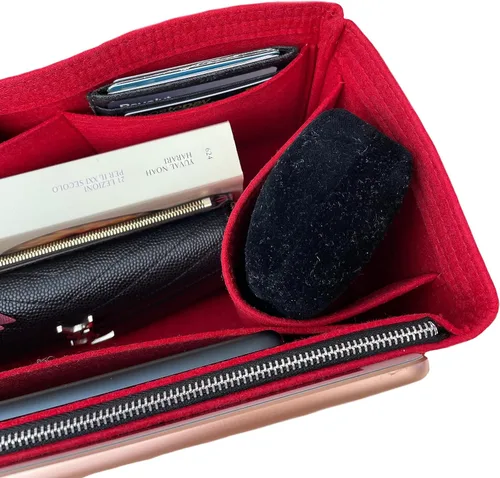 Vista 6 de Divitize Premium Purse Organizer for Bride-a-brac Insert, PM Bride-a-brac case organizer, Trousse Bride A Brac GM Organizer, 2mm Thick Felt Snug