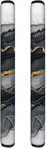 Vista 29 de 2 fundas para manijas de refrigerador, decoración otoñal, hojas de arce, fundas para manijas de puerta de nevera, lavables a máquina, microondas