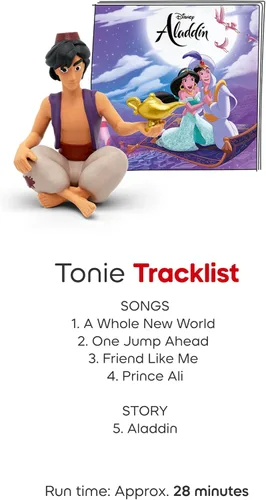 Vista 5 de Figura de audio Tonies Aladdin de Disney