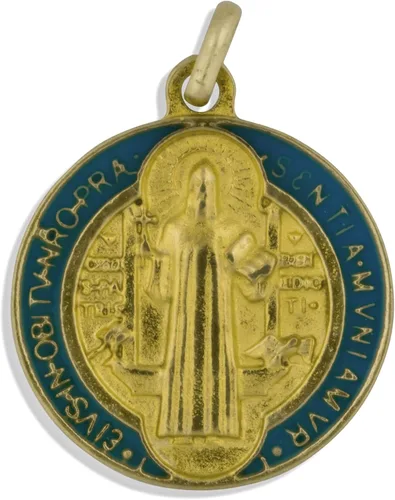 Vista 2 de Medalla Católica de San Benito 1 14 de diámetro