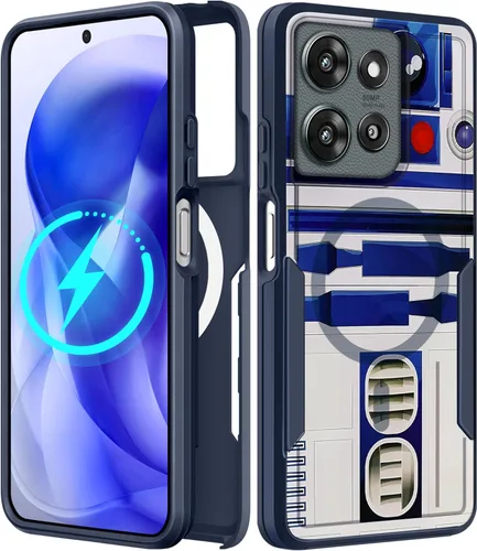 Vista 115 de Funda para Moto G 5G 2024 – Compatible con MagSafe para mujeres y niñas, bonita funda protectora magnética para teléfono, diseño femenino Kawaii
