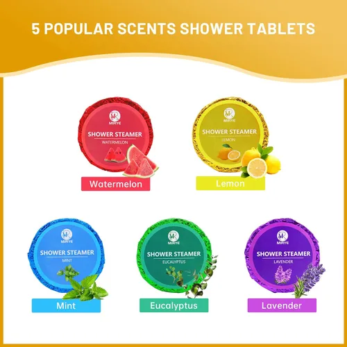 Vista 2 de Vaporizadores de ducha para aromaterapia, paquete de 30 vaporizadores de ducha para mujeres y hombres, bombas de ducha con aceites esenciales