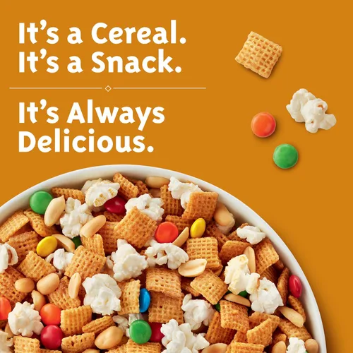 Vista 8 de Honey Nut Chex Cereal para el desayuno, sin gluten, hecho con grano entero, 12.5 onzas Made with Real Honey & Natural Almond Flavor, 13g Whole