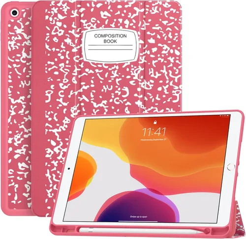 Vista 14 de Soke - Funda para iPad de 9ª generación 2021/8ª generación 2020/7ª generación 2019 con soporte para lápices - Funda de protección premium a prueba