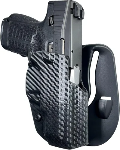 Vista 6 de Black Scorpion Gear OWB Kydex Paddle Holster se adapta a Savage Stance