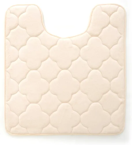 Vista 13 de Tapete de baño de espuma viscoelástica bordada con tecnología Water Shield, 17 x 24 pulgadas, angora