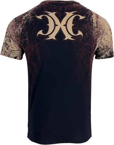 Vista 3 de Xtreme Couture by Affliction - Camiseta para hombre con tatuaje ortodoxo para motociclista MMA
