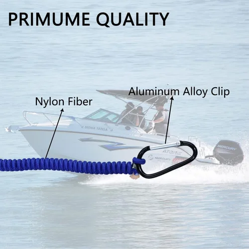 Vista 6 de 8M0092850 - Cordón para interruptor de barco, cable de 54 pulgadas/137 de largo, color azul Correa de repuesto para barco Mercruiser Marine Boat