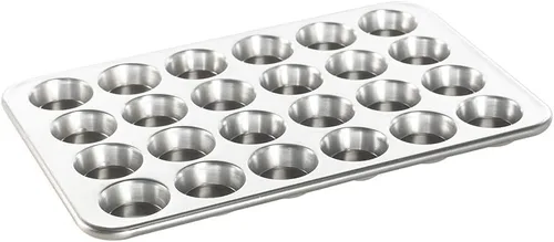 Vista 9 de Nordic Ware Molde comercial de aluminio natural para muffins, 12 tazas