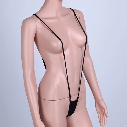 Vista 3 de Fldy Sexy correas de hombro G-Strings Mini Micro Bikini traje de baño Tangas T Back Tangas Bragas