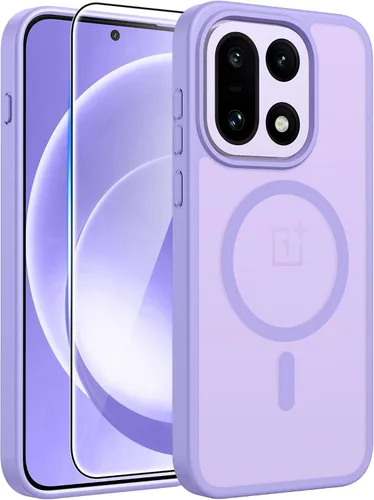 Vista 238 de FNTCASE - Funda para iPhone 16 Pro: magnética, mate, translúcida, de grado militar, protectora contra caídas, resistente, fina, duradera y a prueba